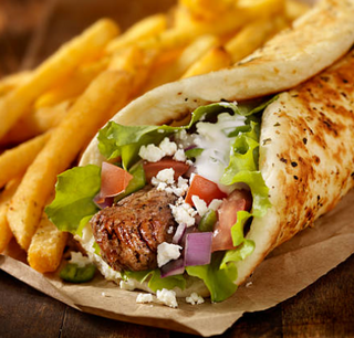 Menú Durum De Ternera (Grande)