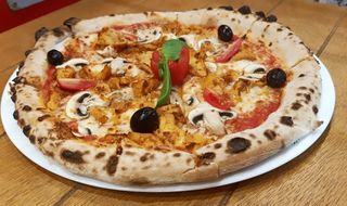 Pizza Blue (sauce blanche)