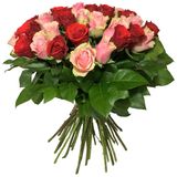 Bouquet De Fleurs Roses et rouge 