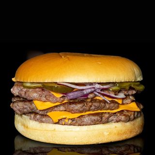 Triple Classic Smash burger