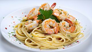 Spaghetti cu creveți