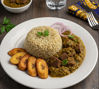 Ofada & Ayamase Combo