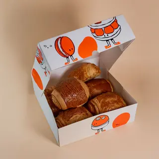 Pan de chocolate x6