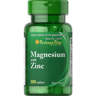 Magnez z cynkiem 266mg 10mg Magnesium with zinc 100 kapsułek Puritan's Pride