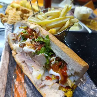 Sandwiche viande haché grande