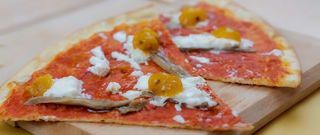 Pizza piatto la burratina