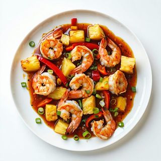 Krewetki słodko-kwaśne