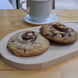 Cookie con nutella y Ferrero rocher