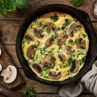 Omelette Fromage Champignon
