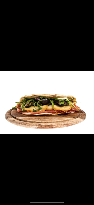 Piadina con prosciutto crudo