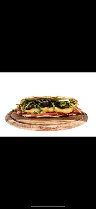 Piadina con prosciutto crudo