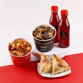 Комбо микс   "Босо лагман с курицей и Wok лагман"