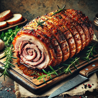 Bruschetta con porchetta