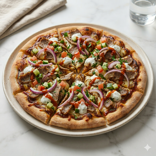 Doner pizza