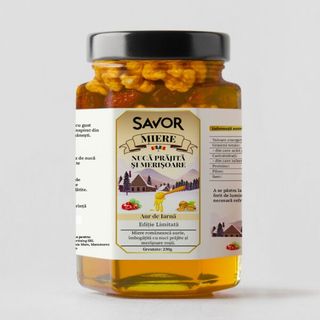 Savor Miere cu nuca si merisoare