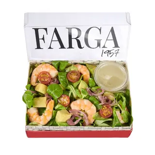 Ensalada de Canónigos y Langostinos