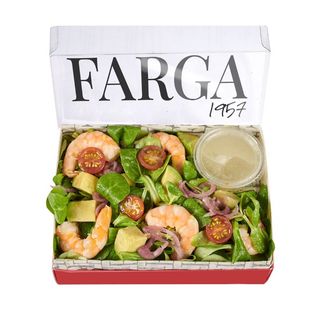 Ensalada de Canónigos y Langostinos