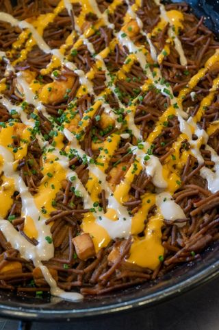 Fideos Tostados de marisco