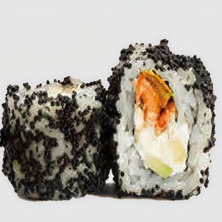 146. Ura Tobiko Negro Salmón (8 Pzs.)