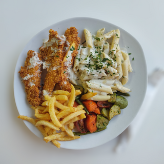 Plat Chicken Sauce Blanche