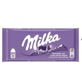 Tableta chocolate con leche Milka (100 g.)