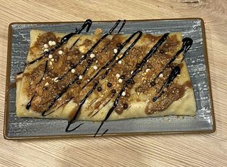 Млинець з ківі та бананом