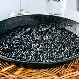 Arroz Negro A La Tinta Del Choco. Ración