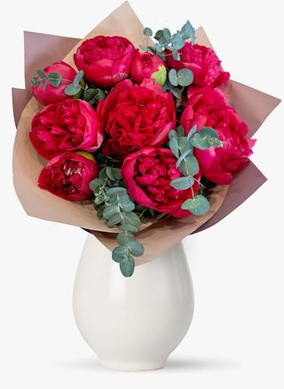 Buchet cu 9 bujori rosii