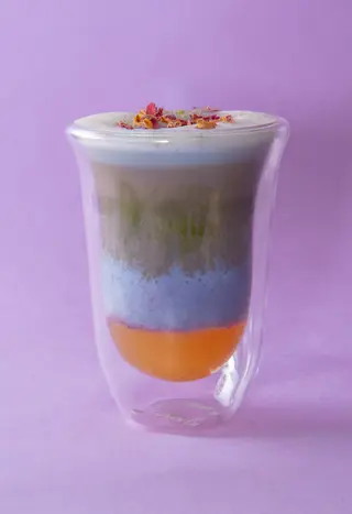 Matcha & Ube Marakuja Latte