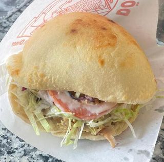 Panino falafel vegetariana