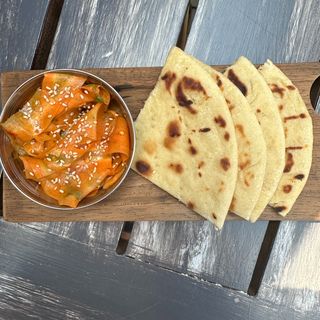 Carrot Ribbon salad (spicy)