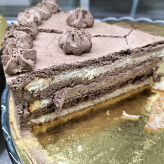 Porción De Tarta De Chocolate