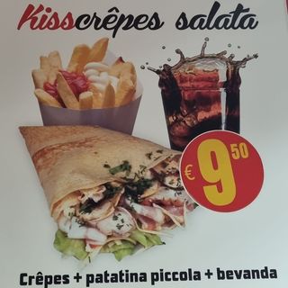 Menù Kiss crêpe salata