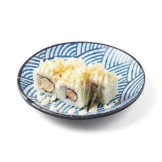 113 - Langostino, aguacate y queso rallado