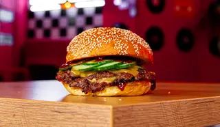 Korean BBQ burger