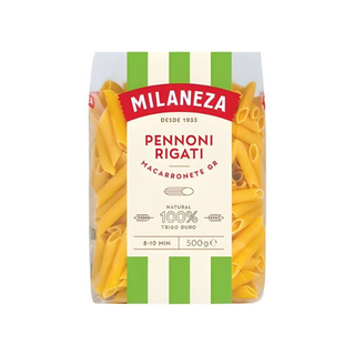Massa Macarronete Pennoni Rigati - Milaneza 500g