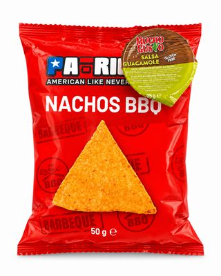 Nachos con salsa Guacamole