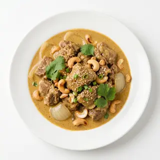 Beef/Mutton Served In Cashew Nut Sauce