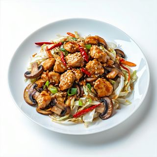 Pui cu sos picant 300 gr