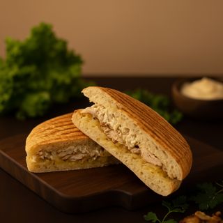 Панини с ветчиной/ Panini cu șuncă