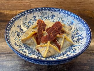 FAGOTINI RELLENOS DE JAMON ASADO