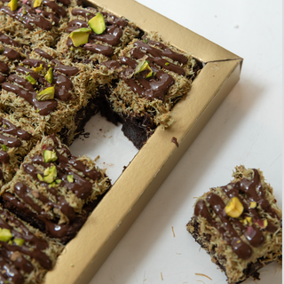 Kunafe Brownie Plateau 