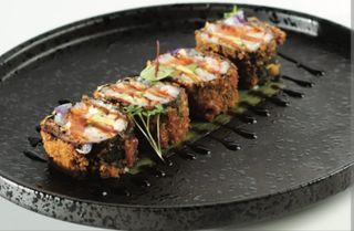 Futo maki de gamba tempura （8piezas）