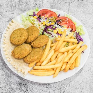 Menú plato falafel (4 uds.)