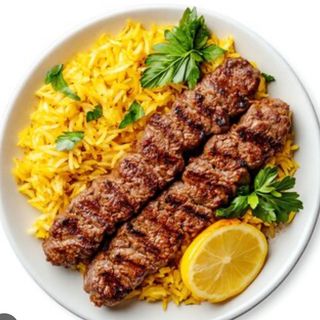 1/3 kg coffta con riso e pane 