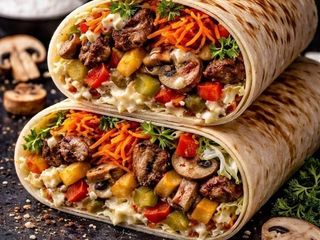 Шаурма Кінг сайз з курячим м'ясом