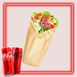 2 бр. Телешки дюнер XL (550г) + 2 бр. Coca-Cola кен (330мл)