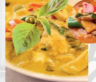 Pollo De Curry Verde