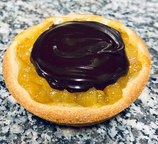 Tortina pera e cioccolato