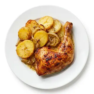 Muslo De Pollo Con Patatas (1 Ud.)